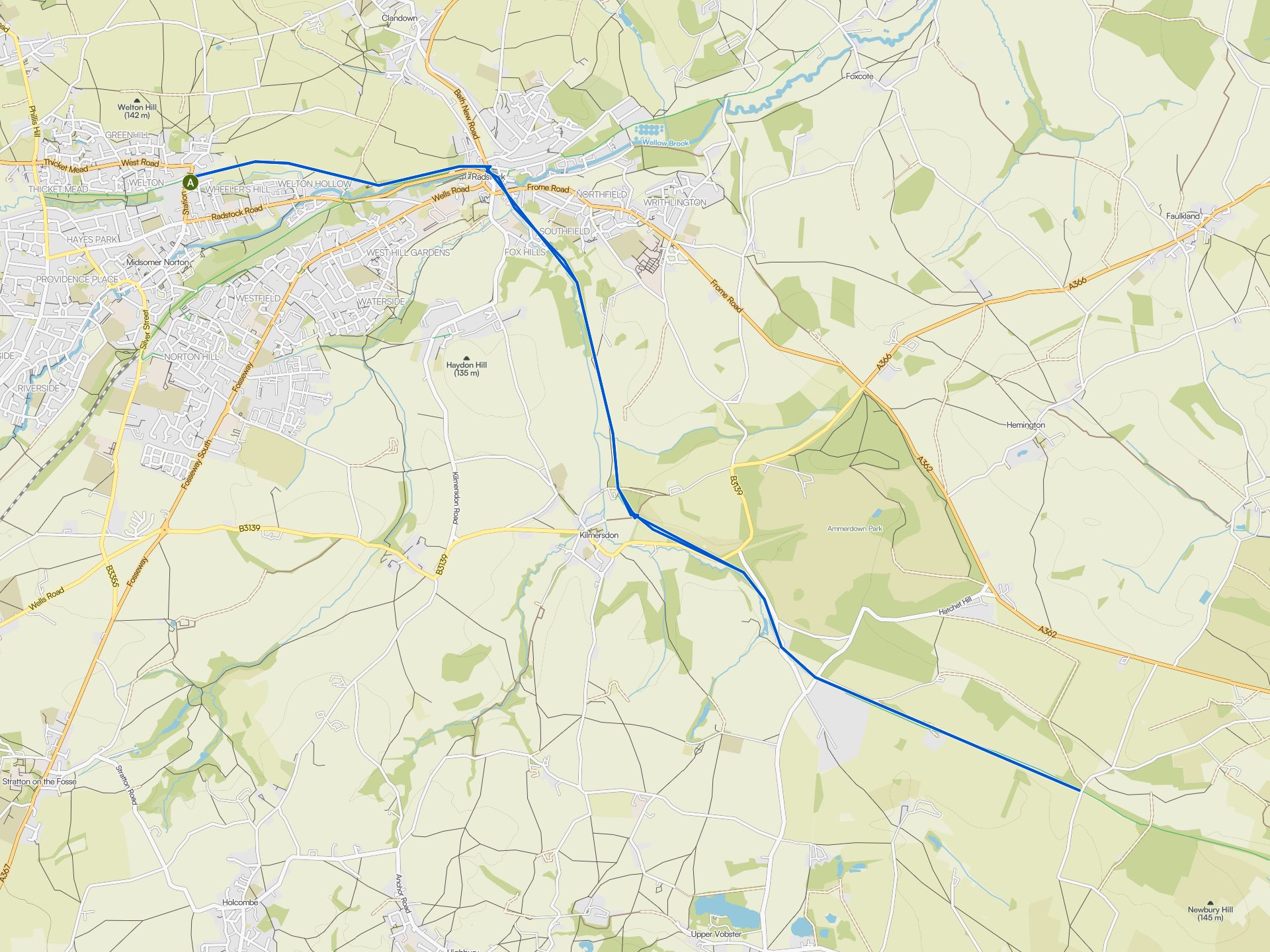 The best cycling routes around Radstock | Komoot